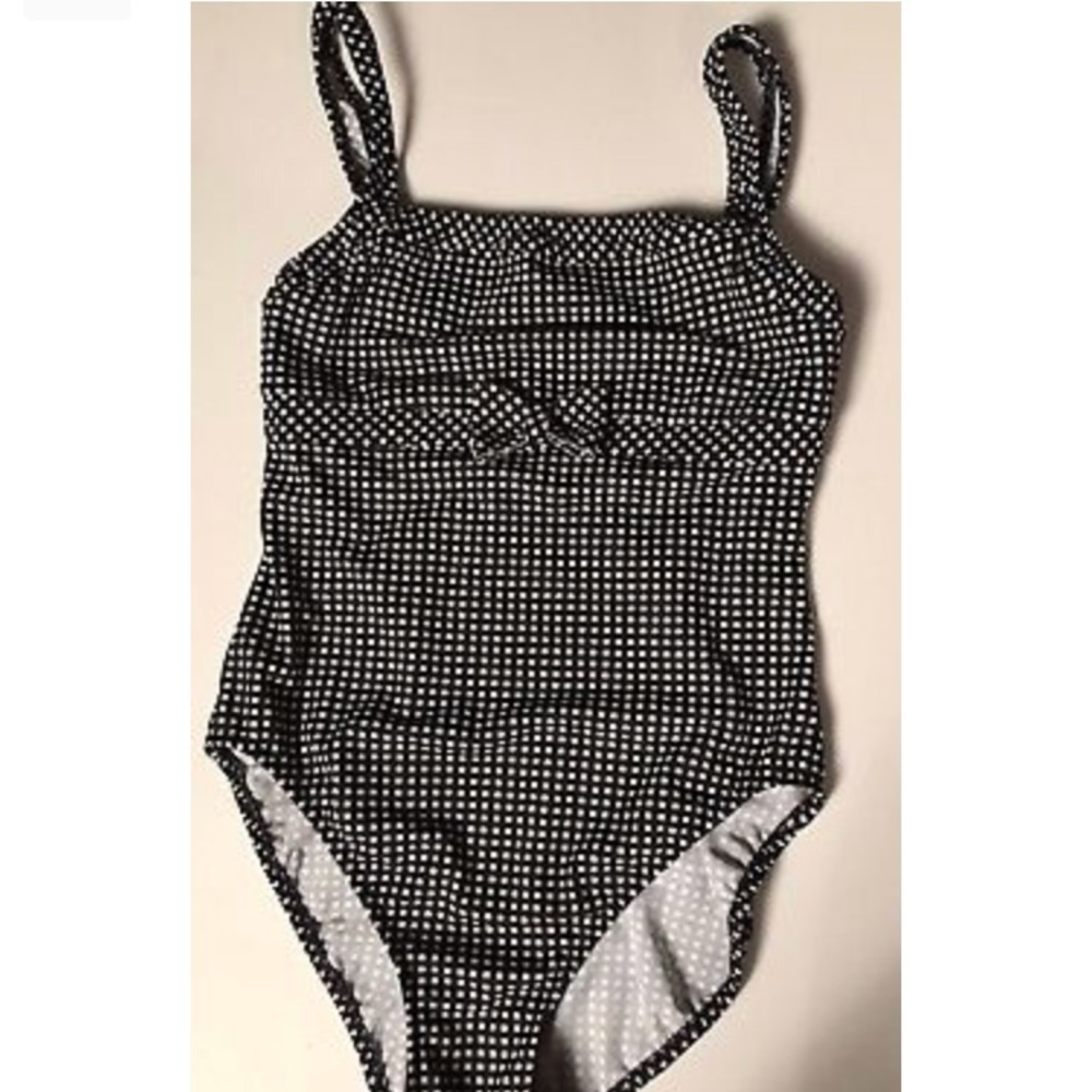 Adrienne Vittadini Swimsuit One Piece Geometric 10